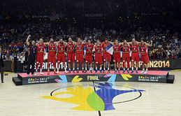 Silver medalists Serbian basketball team received by thousands upon return