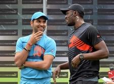 Usain Bolt thrills Bangalore crowd with cricket skills