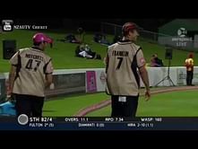 Video: James Franklin and Colin de Grandhomme combine to take a fabulous catch