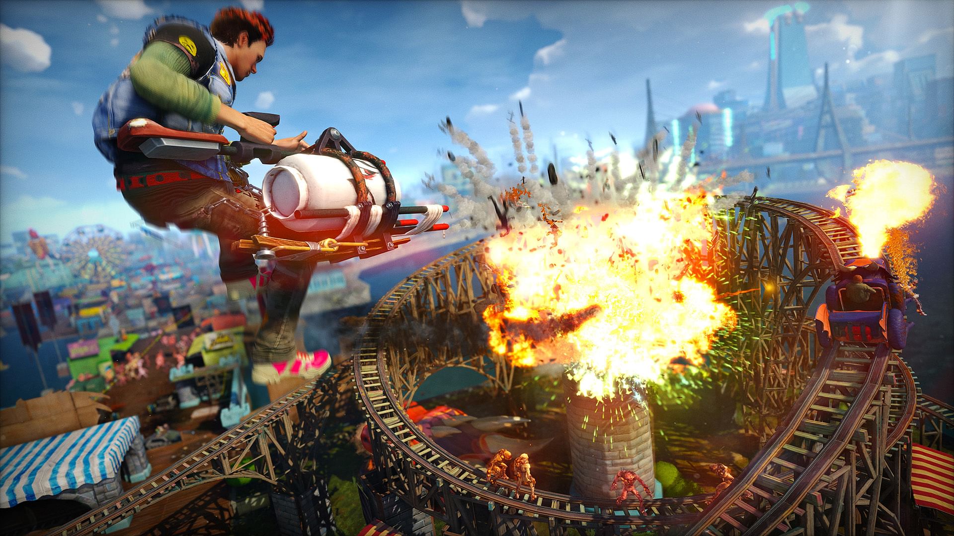 Save Everyone achievement in Sunset Overdrive (Windows)