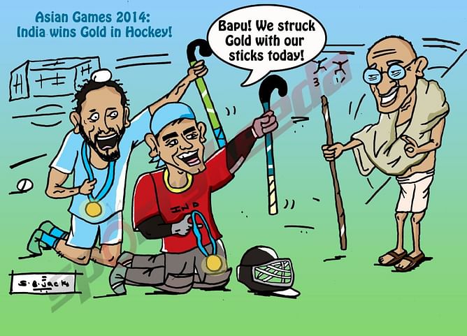 India strikes gold in hockey on Gandhi Jayanti