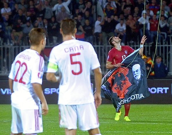 UEFA awards Serbia 3-0 win against Albania but simultaneously deducts 3 points in Euro 2016 qualifiers
