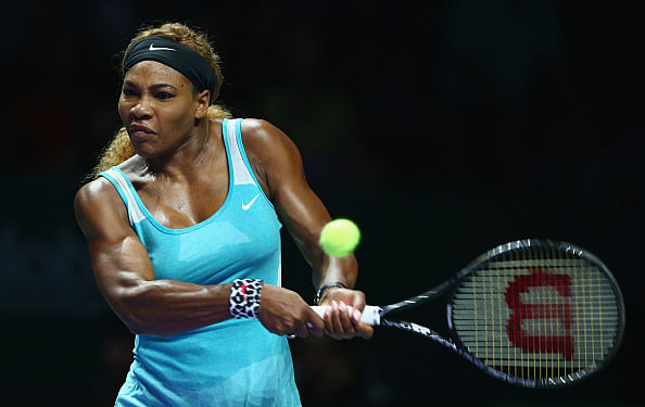 Serena Williams sets up clash with Simona Halep in the final of WTA finals