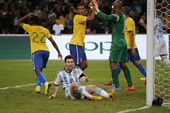 Goals and highlights: Lionel Messi misses penalty as Brazil defeat Argentina 2-0 in friendly