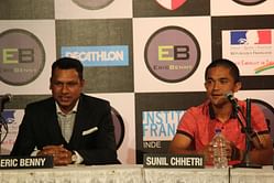 Sunil Chhetri and Eric Benny take a positive step towards Grassroots Football in Bangalore