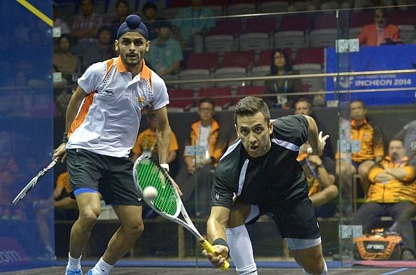 Asiad medalists Mangaonkar and Sandhu in title round