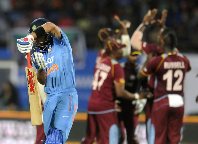 West Indies beat India by 124 runs in 1st ODI at Kochi