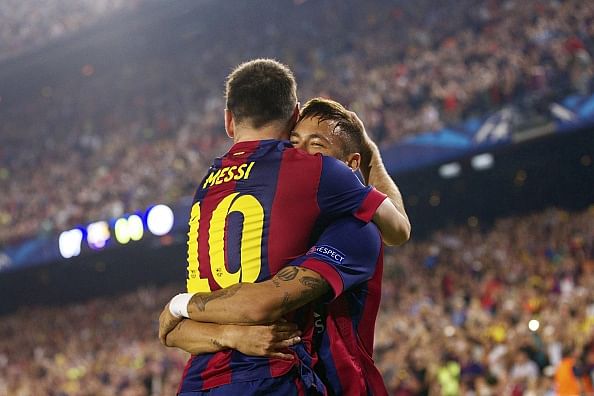 UEFA Champions League highlights: Barcelona 3-1 Ajax - Messi equals Ronaldo in Raul's record chase.