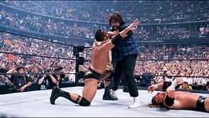 How Mick Foley was removed from Wrestlemania XV's main event
