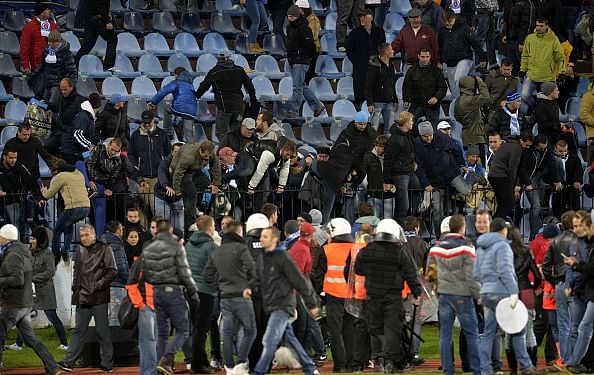 Sparta Prague fined by UEFA for violence during football match