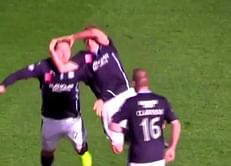 Video: Scottish player celebrates goal with WWE star Randy Orton's 'RKO' move