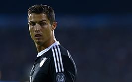 Cristiano Ronaldo reacts to 'Lionel Messi' chants from Ludogorets fans