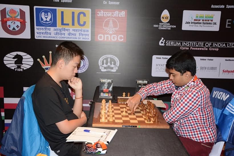 LIC World Junior Chess Championship S L Narayanan, Vidit and Padmini