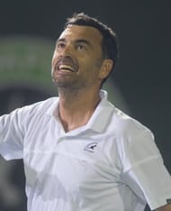 Ironkill Mumbai Tennis Mastersâ Sergi Bruguera gave his side a flying start, beating Wave Punjab Marshallsâ Leander Paes in the legends match.