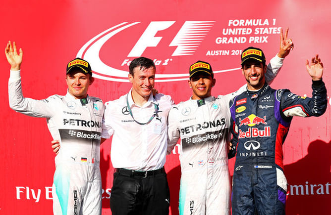 Top 10 Tweets from the US Grand Prix