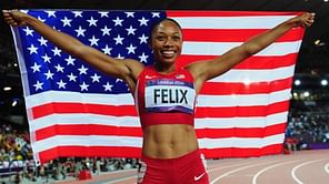 Allyson Felix fit for Rio Games