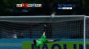 Video: Argentine goalkeeper Matias Cano makes incredible bicycle kick save