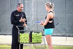 Nick Saviano and Eugenie Bouchard: A team no more.
