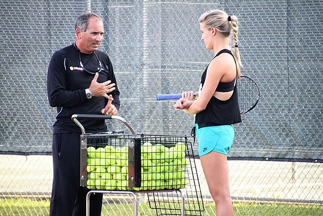 Nick Saviano and Eugenie Bouchard: A team no more.
