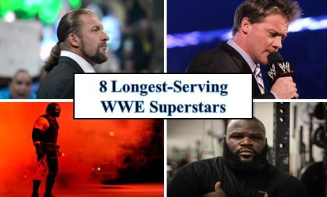 Top 8 longest serving superstars in the WWE