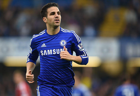 "I have enjoyed football more at Chelsea than I have with Spain or Barcelona," says Cesc Fabregas