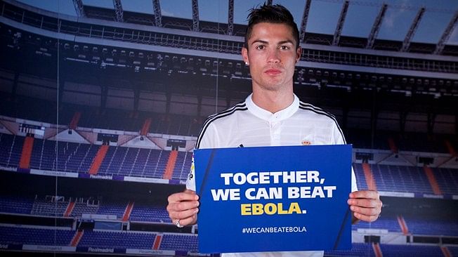 Ronaldo, Neymar, Lahm and Drogba join global fight against Ebola