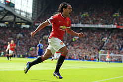 Radamel Falcao resumes training after recovering from a calf injury