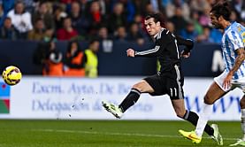 Real Madrid defeat Malaga on the back of Gareth Bale's goal to record their 16th straight win