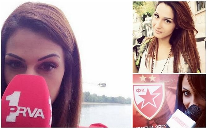 TV football presenter nearly loses her job for being beautiful; accused of distracting players