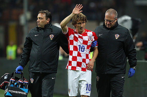 Luka Modric suffers muscle injury against Italy