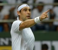 Marcos Baghdatis managed to hold his nerve