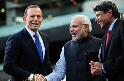 Indian PM Narendra Modi visits Melbourne Cricket Ground with Australian counterpart Tony Abbott