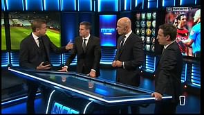 Video: Howard Webb discuses diving and yellow cards with Sky Pundits Neville and Carragher