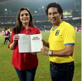 Be it football or cricket, Sachin Tendulkar is the hero in Kerala