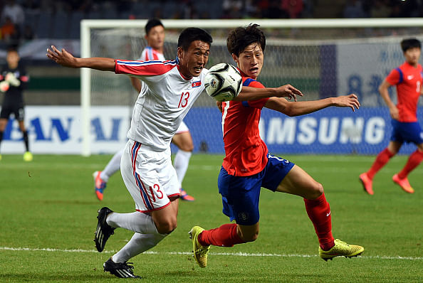 North Korea and South Korea to play football match