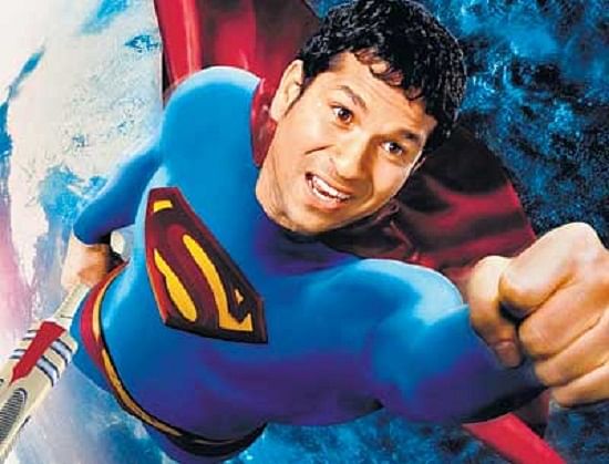 Sachin Tendulkar Superman
