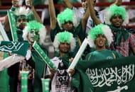 Saudi football crowd
