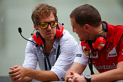 Vettel holds first test with Ferrari