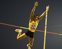 New national record set by pole vaulter V.S. Surekha