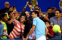 Thousands turn out to watch top tennis stars at the Coca-Cola IPTL presented by Qatar Airways