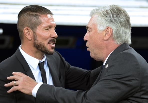 Real Madrid boss Carlo Ancelotti and his technical team filmed singing vulgar song about Atletico Madrid