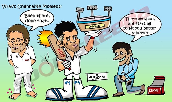 Comic: Virat Kohli's Chennai 1999 moment