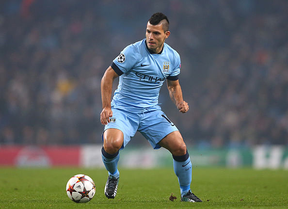 Sergio Aguero has the third best goal tally after 100 matches in the Premier League