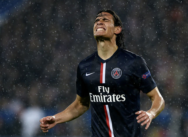 Paris Saint-Germain's Edinson Cavani rated worst striker in Ligue 1 by L'Equipe