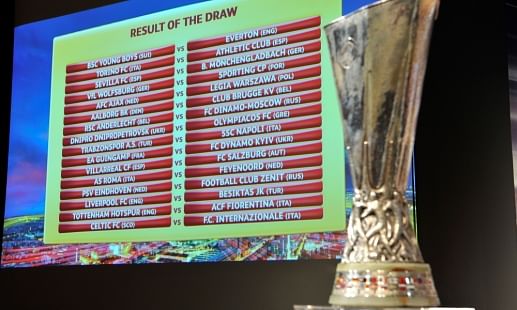 Europa League round of 32 draw: Liverpool to face Besiktas, Celtic drawn against Inter
