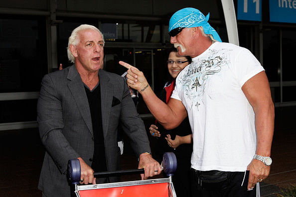 Hulk Hogan and Ric Flair at weekend WWE events