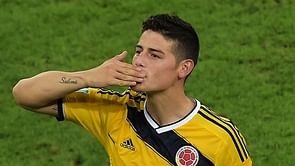 James Rodriguez voted Americas' best athlete of the year