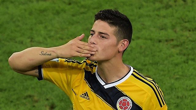 James Rodriguez voted Americas' best athlete of the year