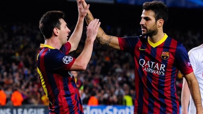 Cesc Fabregas says he would love it if Barcelona's Lionel Messi joins him at Chelsea