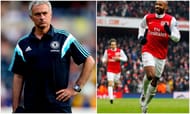 Jose Mourinho and Thierry Henry